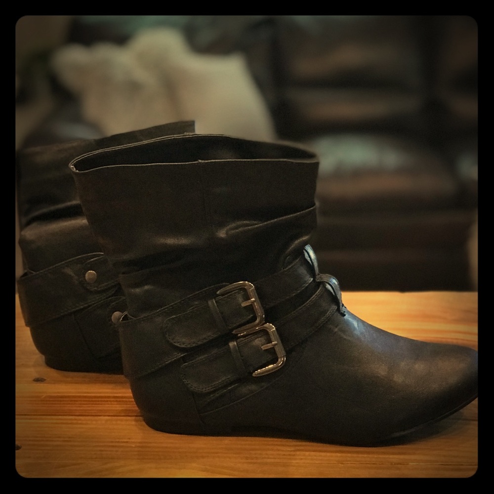 Black booties